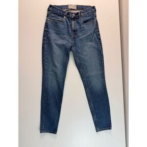 Everlane Women's High-Rise Skinny Jeans Classic Blue Denim Casual Everyday